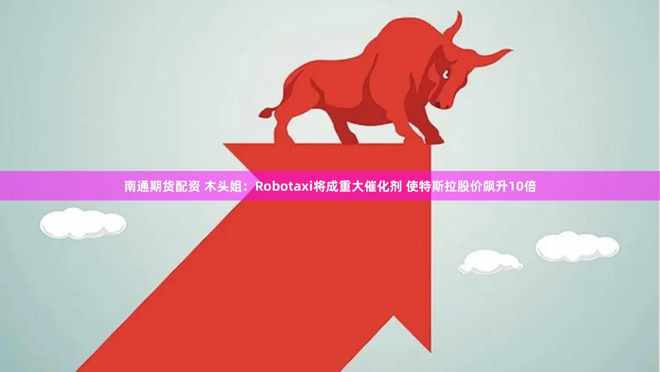 南通期货配资 木头姐：Robotaxi将成重大催化剂 使特斯拉股价飙升10倍