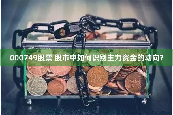 000749股票 股市中如何识别主力资金的动向？