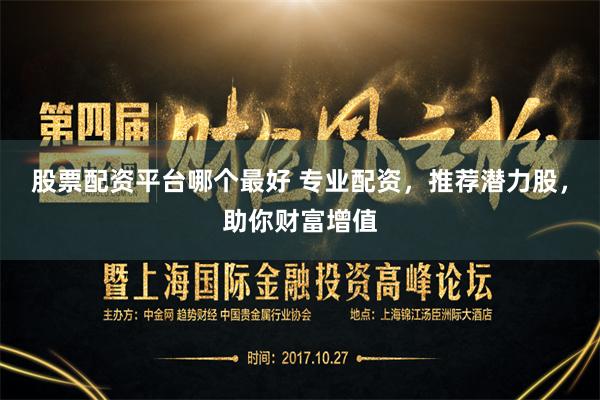 股票配资平台哪个最好 专业配资，推荐潜力股，助你财富增值
