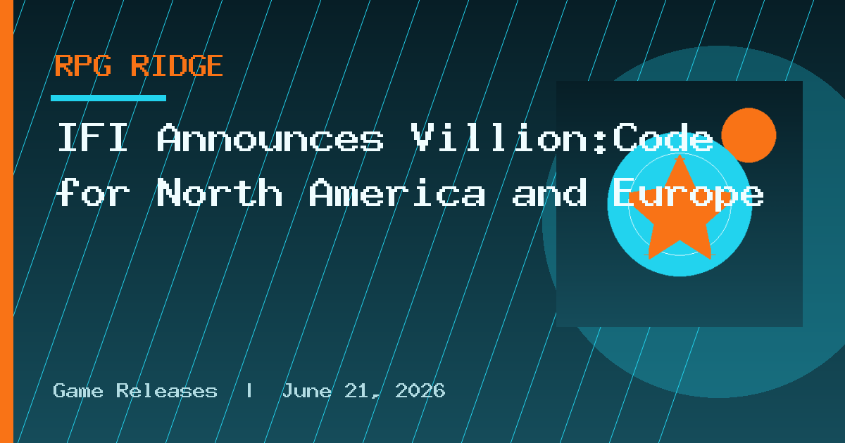 IFI Announces Villion:Code for North America and Europe