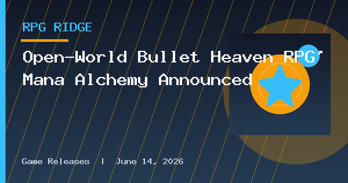 Open-World Bullet Heaven RPG’ Mana Alchemy Announced
